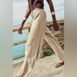 Zara Wide Leg Beach Pants